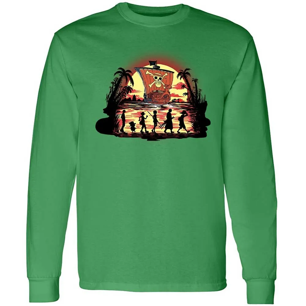 Long Sleeve T-Shirt - C1DKB4H2 - Irish Green - 10