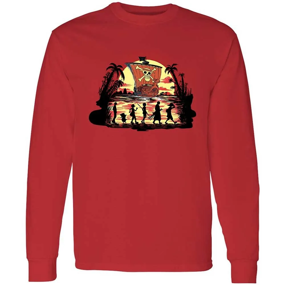 Long Sleeve T-Shirt - C1DKB4H2 - Red - 11