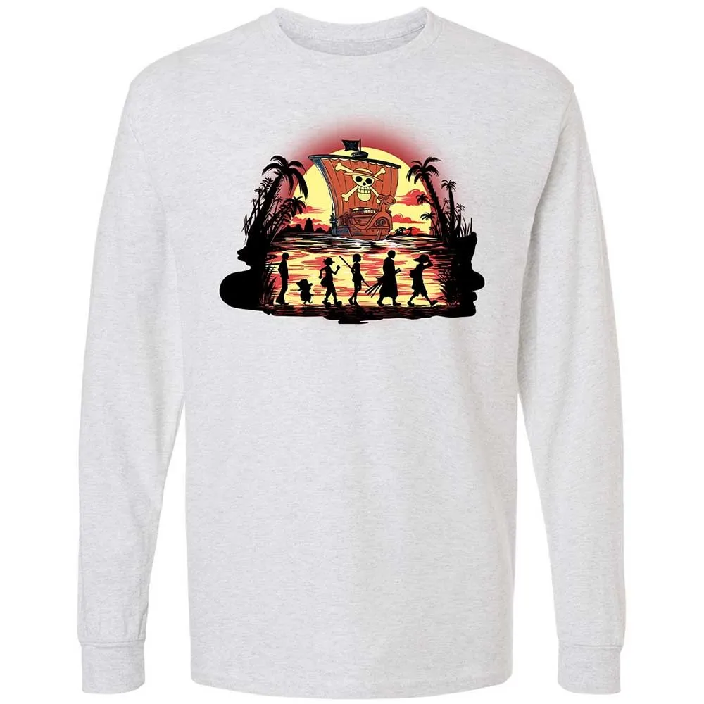 Long Sleeve T-Shirt - C1DKB4H2 - Ash - 14
