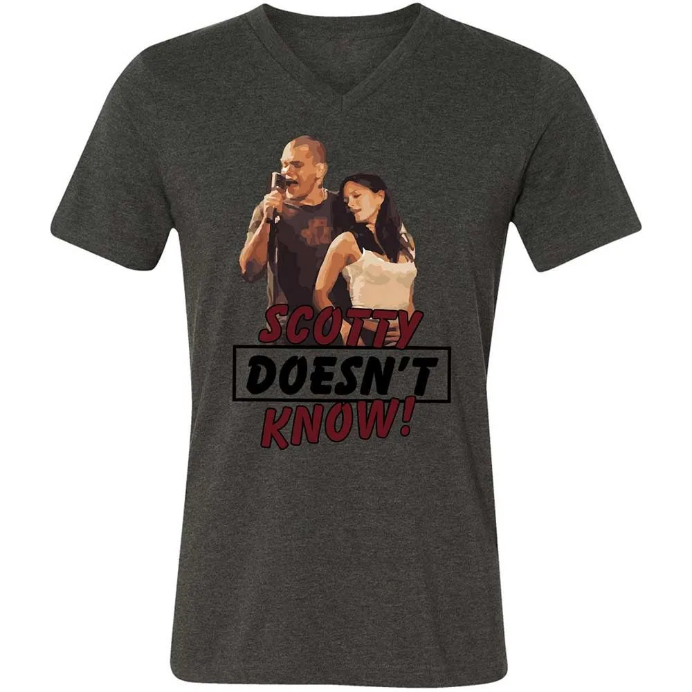 He Doesn't Know - Dark Grey Heather - 8
