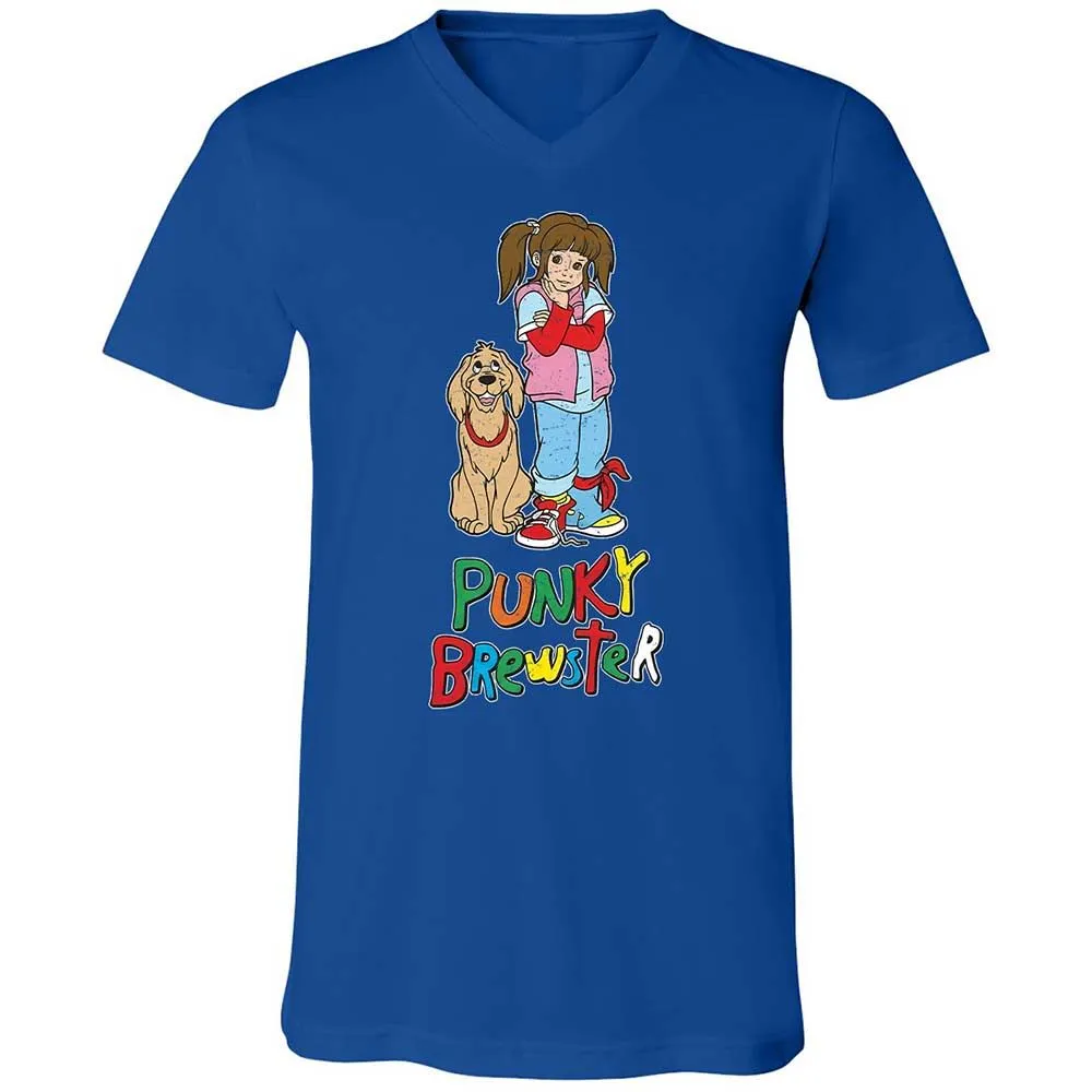 Unisex V-Neck T-Shirt - 37G7L8KB - True Royal - 4