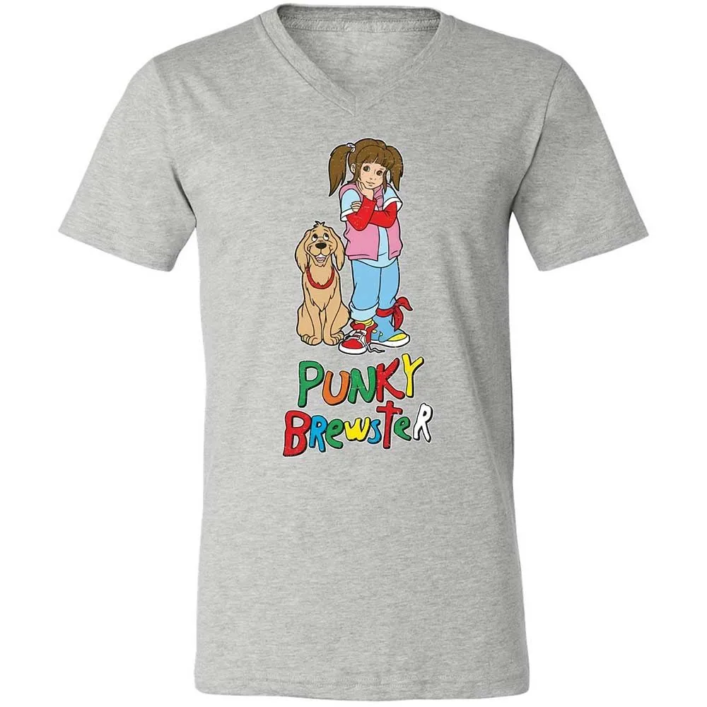 Unisex V-Neck T-Shirt - 37G7L8KB - Athletic Heather - 15