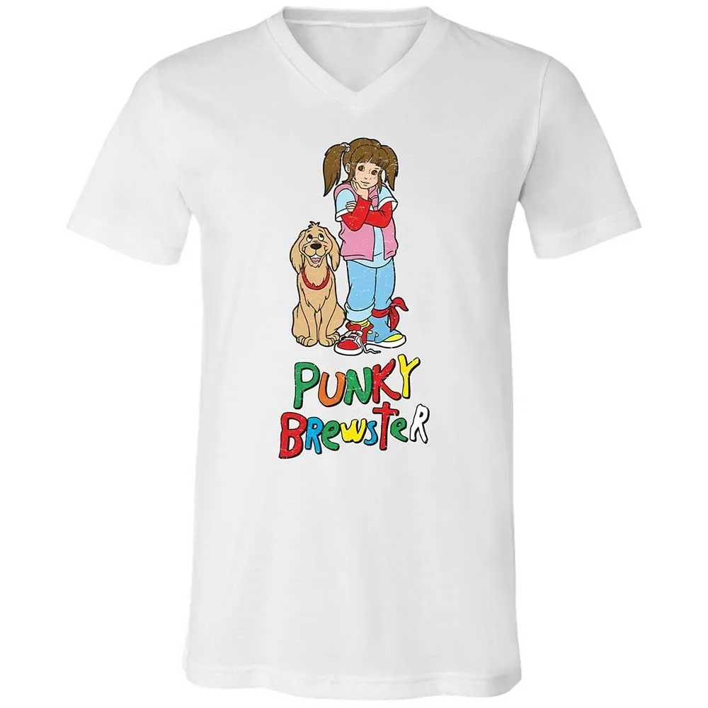 Unisex V-Neck T-Shirt - 37G7L8KB - White - 16