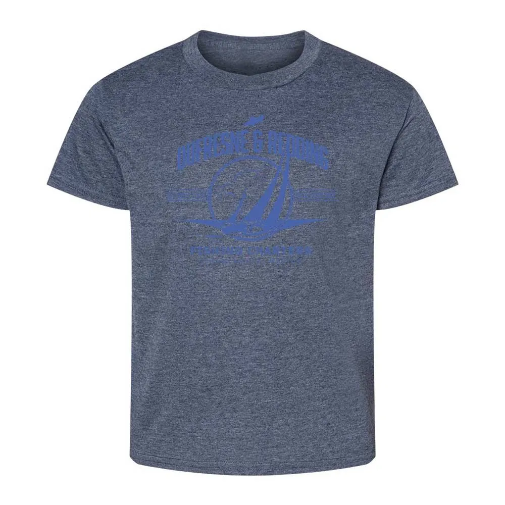 Kids T-Shirt - WXLFQBDS - Heather Navy - 15