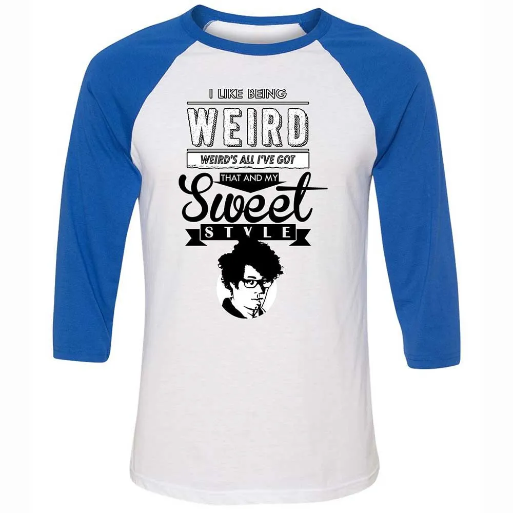 Unisex 3/4 Baseball Tee - 768KNKHN - White/True Royal - 10