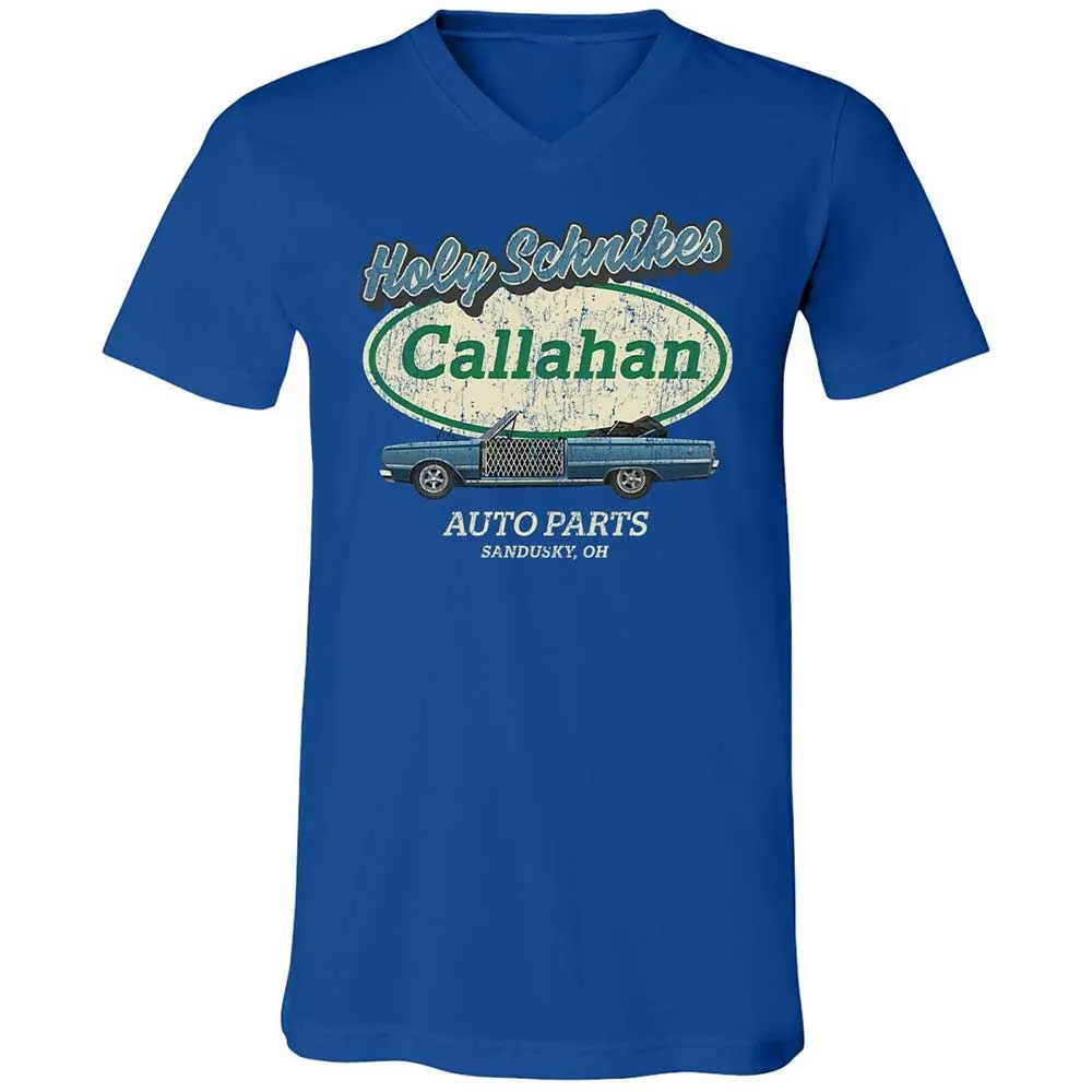 Unisex V-Neck T-Shirt - YF5AFXAS - True Royal - 4