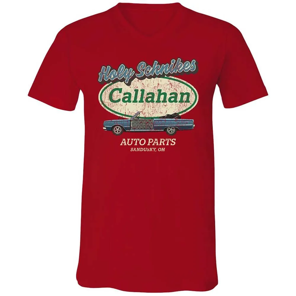 Unisex V-Neck T-Shirt - YF5AFXAS - Red - 6