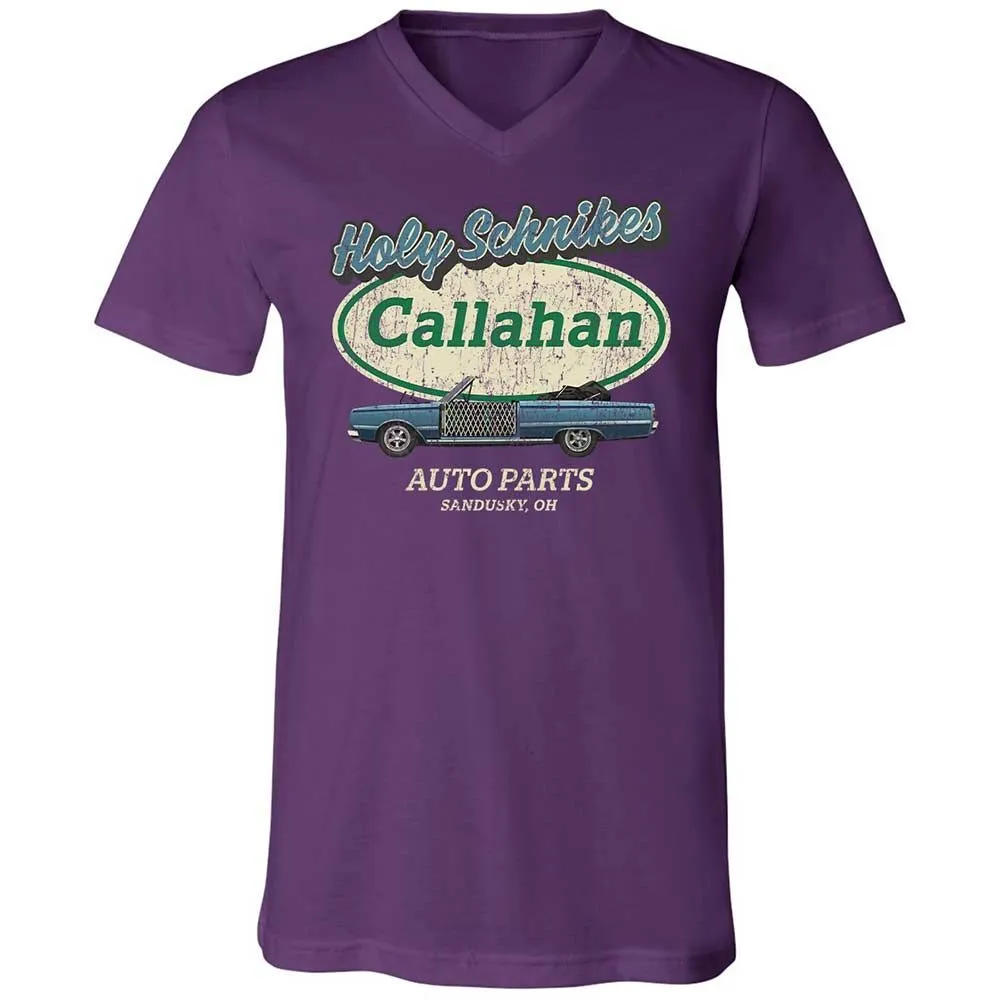 Unisex V-Neck T-Shirt - YF5AFXAS - Team Purple - 10