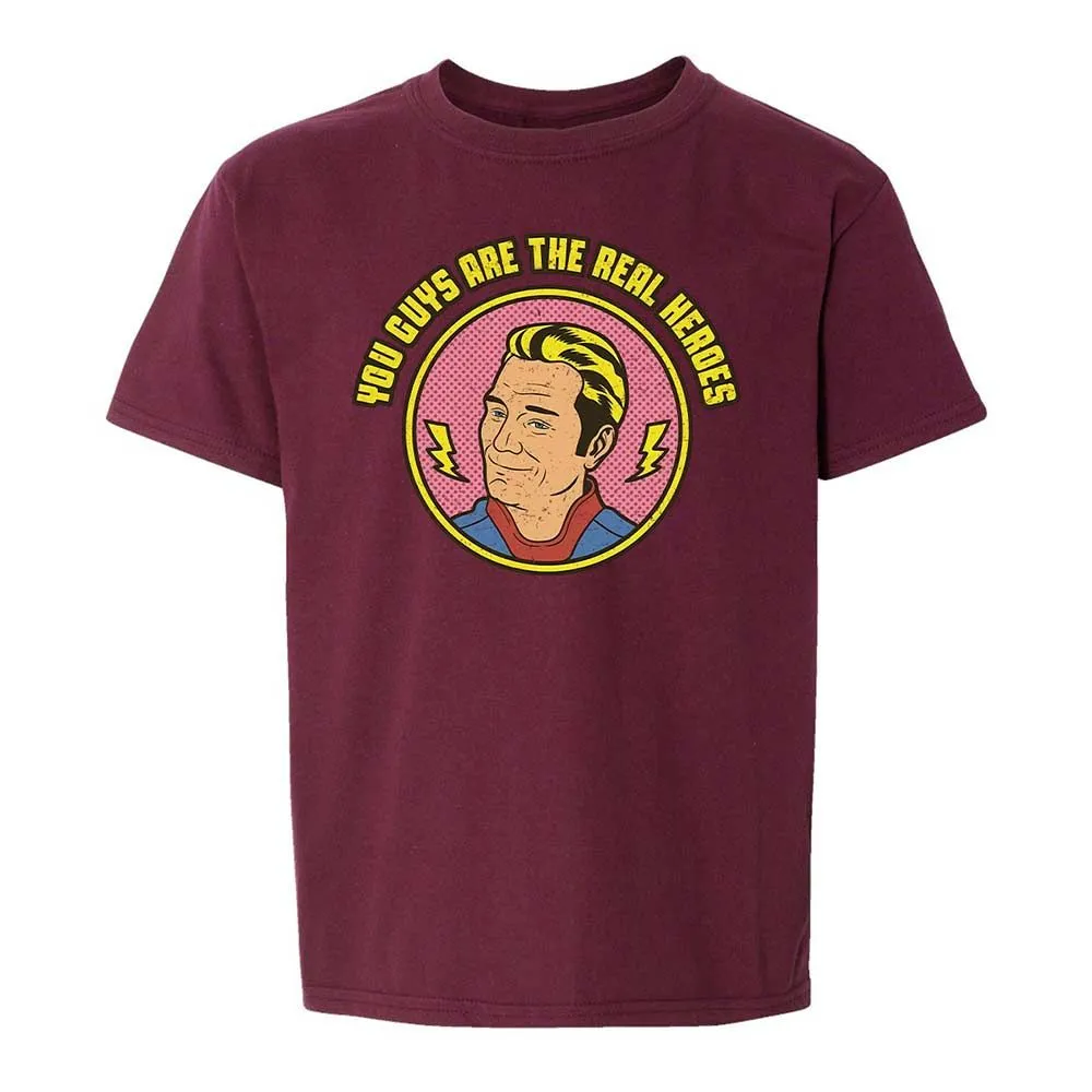 Kids T-Shirt - TR1RC9N9 - Maroon - 19