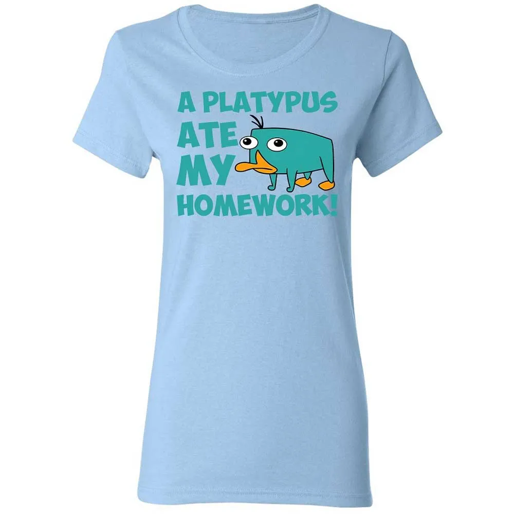 Women's T-Shirt - E2XP7MSJ - Light Blue - 13