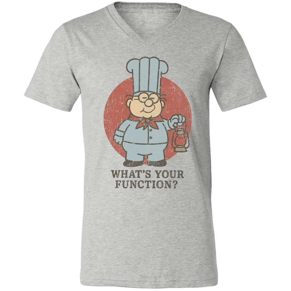 Unisex V-Neck T-Shirt - W4CU386R - Athletic Heather - 2