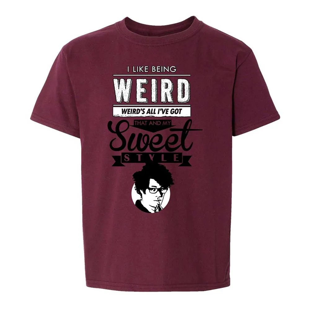 Kids T-Shirt - JSYUSMQS - Maroon - 19