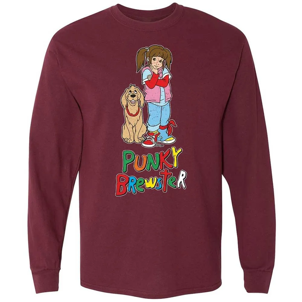 Long Sleeve T-Shirt - 5BE1N8R9 - Maroon - 6