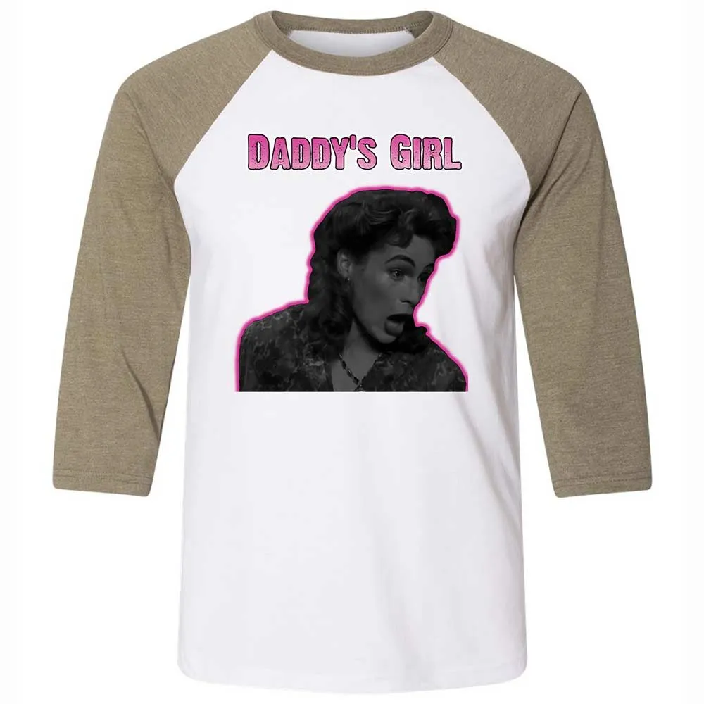 Daddy's Girl - White/Heather Olive - 4