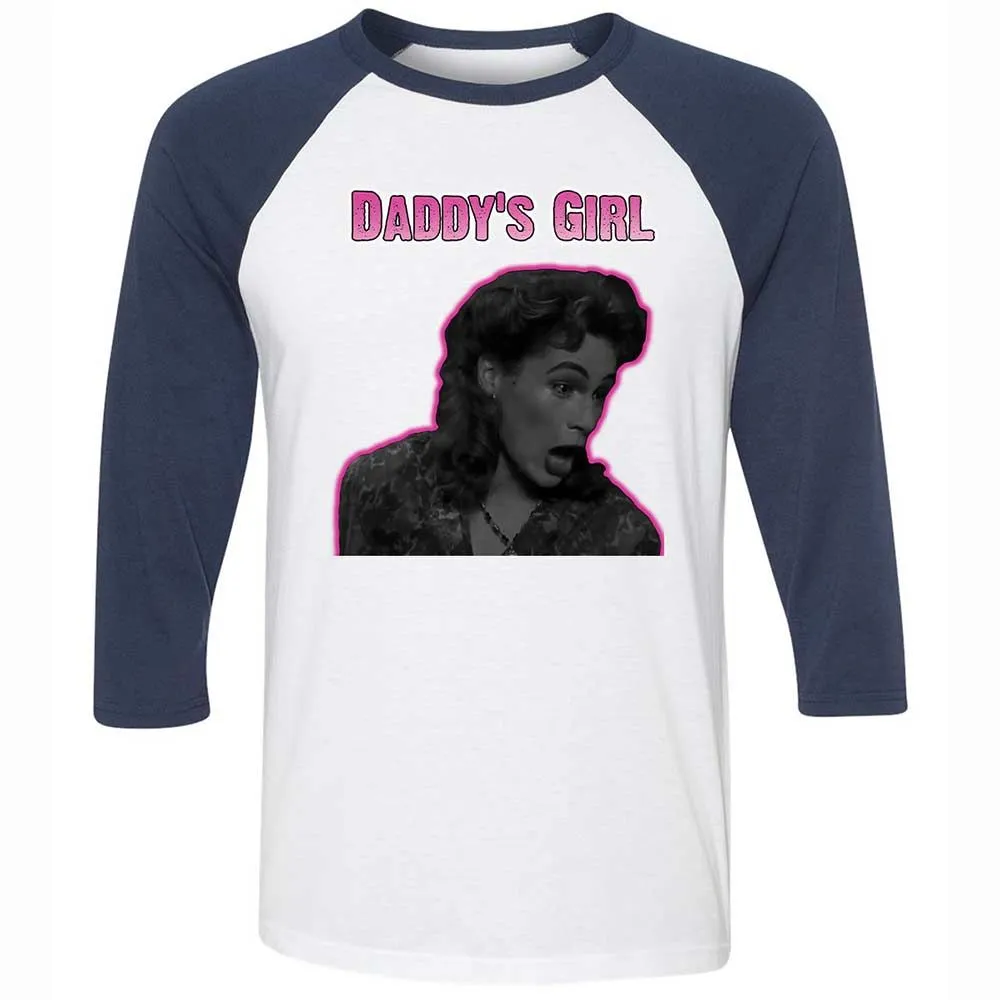 Daddy's Girl - White/Navy - 8