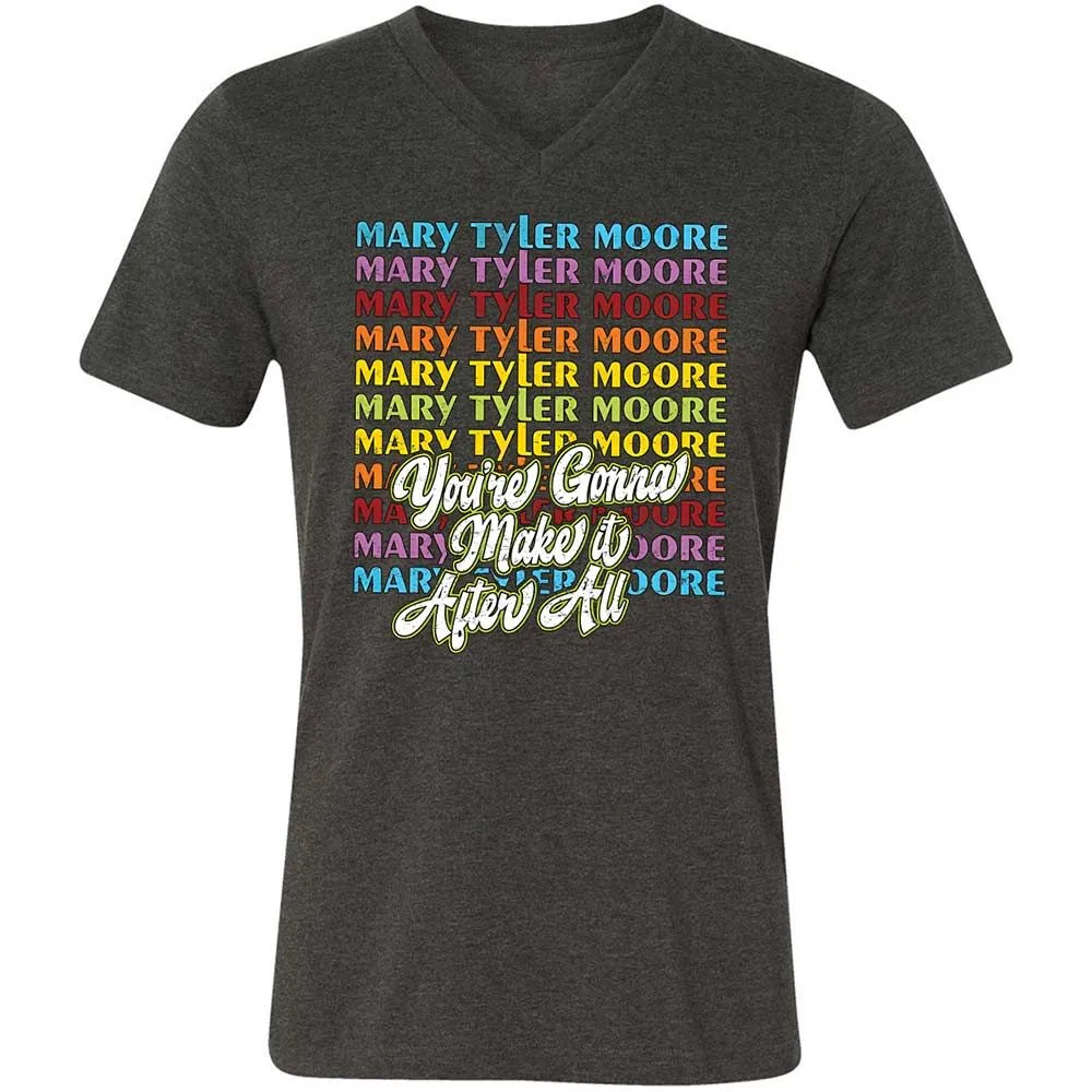 Unisex V-Neck T-Shirt - 3LEQDC4J - Dark Grey Heather - 9
