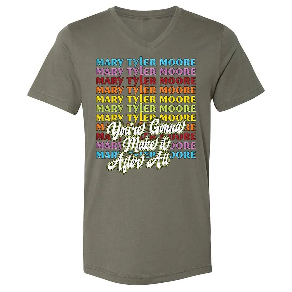 Unisex V-Neck T-Shirt - 3LEQDC4J - Military Green - 11