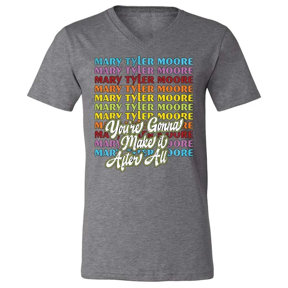 Unisex V-Neck T-Shirt - 3LEQDC4J - Deep Heather - 14