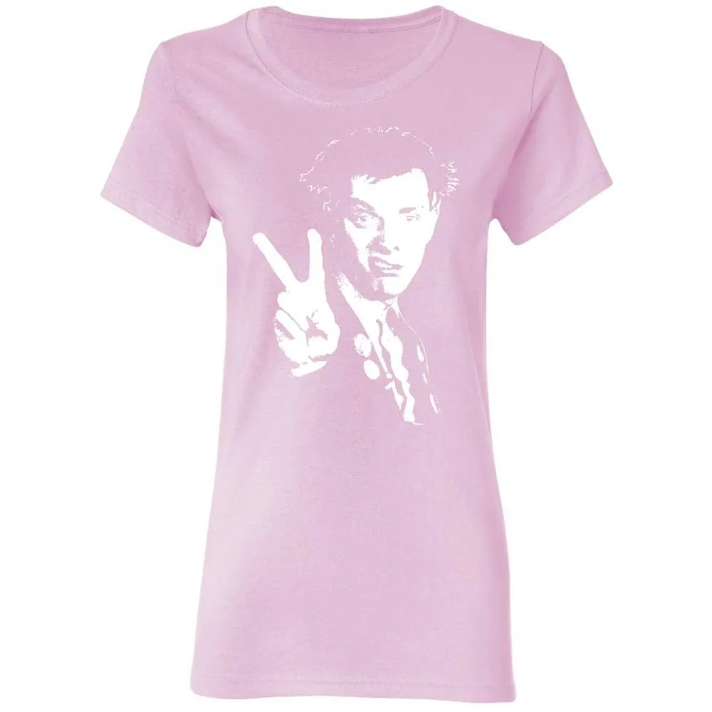 Women's T-Shirt - Black - Light Pink - 8