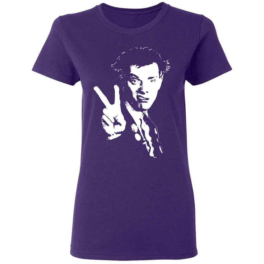 Women's T-Shirt - Black - Purple - 10