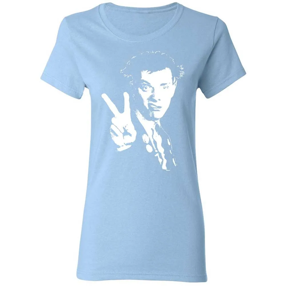 Women's T-Shirt - Black - Light Blue - 13