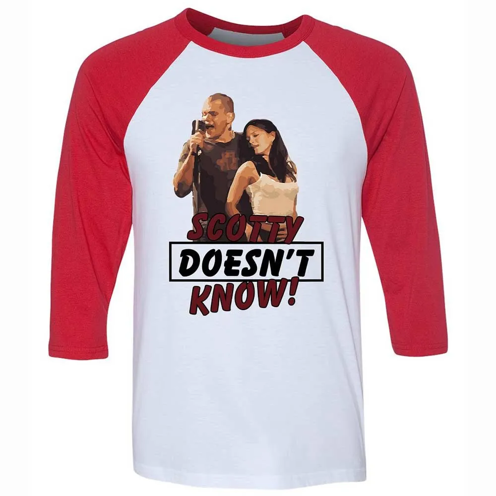He Doesn't Know - White/Red - 9