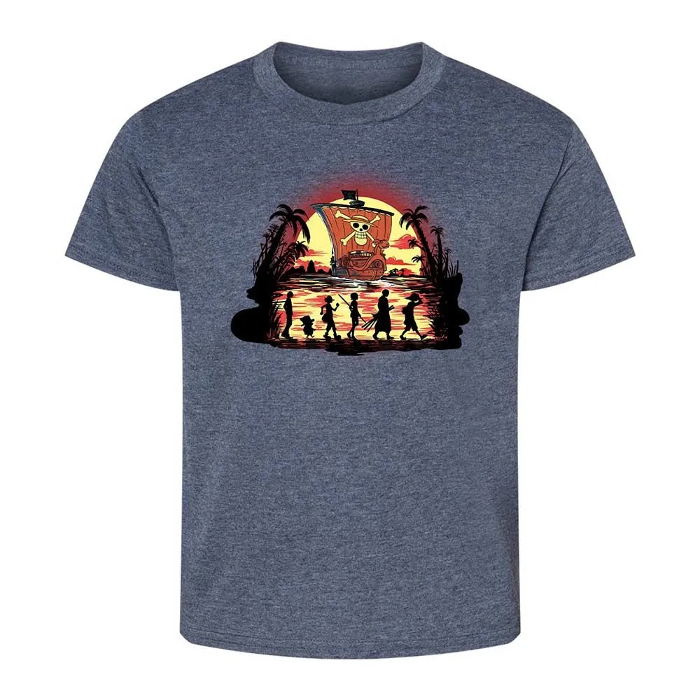 Kids T-Shirt - N8J87LWW - Heather Navy - 9