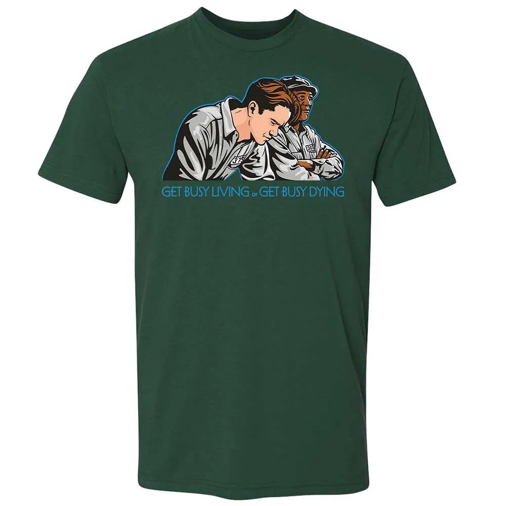 Get Busy Living - Forest Green - 16