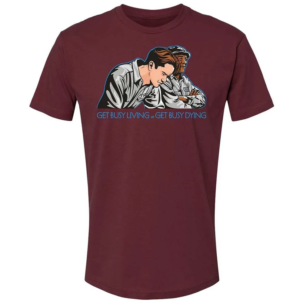 Get Busy Living - Maroon - 19