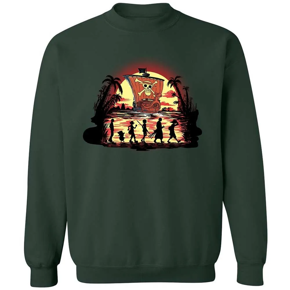 Classic Unisex Sweatshirt - YUN19S6V - Forest Green - 5
