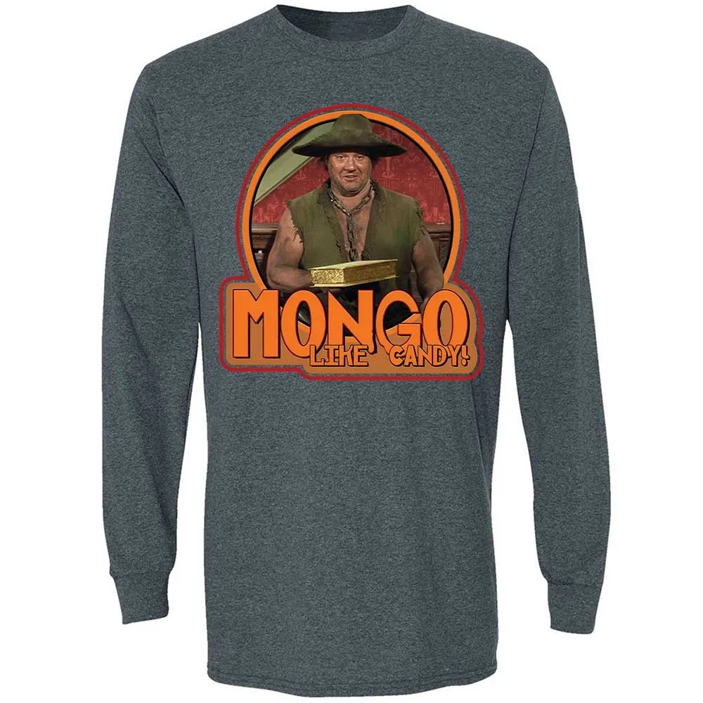 Long Sleeve T-Shirt - B2P8YYX2 - Dark Heather - 5