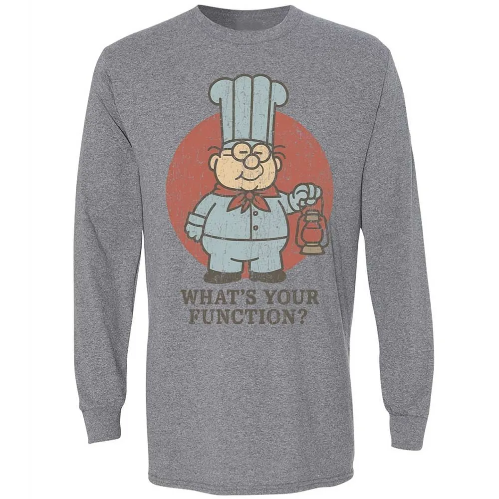 Long Sleeve T-Shirt - WAQ4ZNVR - Graphite Heather - 18
