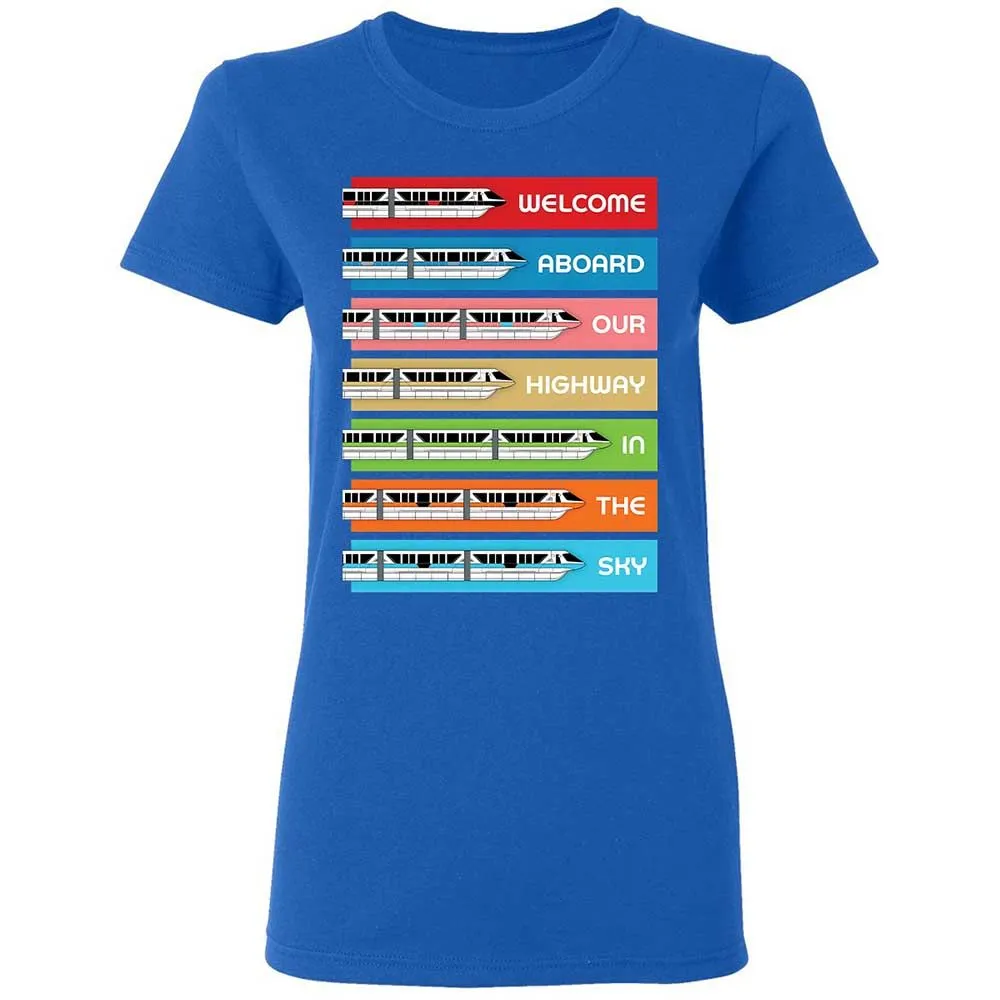 Women's T-Shirt - Black - Royal - 3