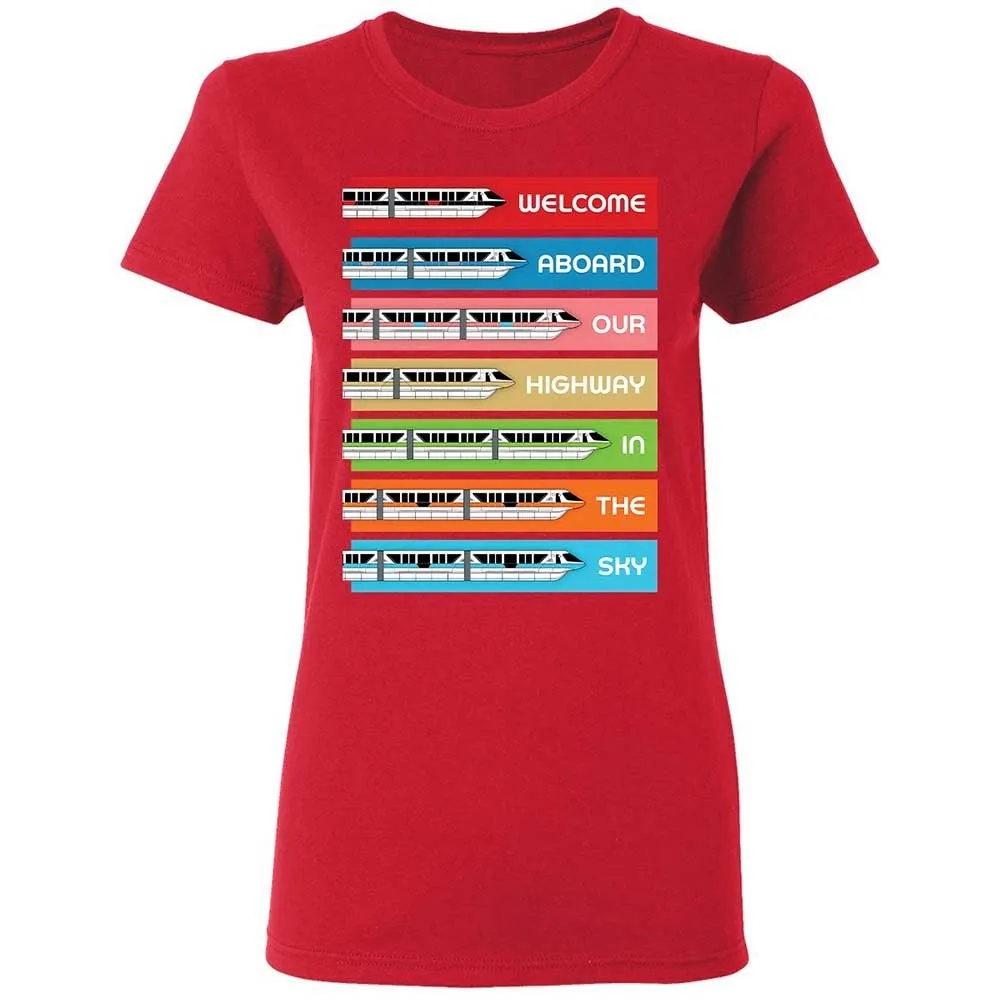 Women's T-Shirt - Black - Red - 9