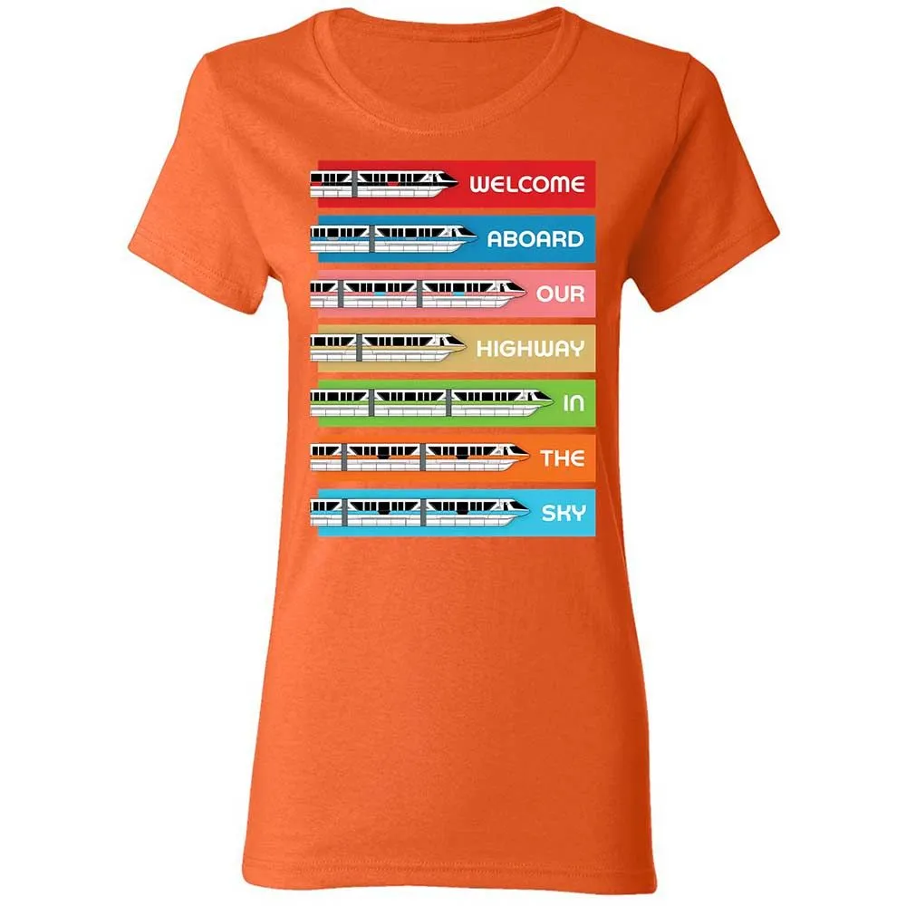 Women's T-Shirt - Black - Orange - 12