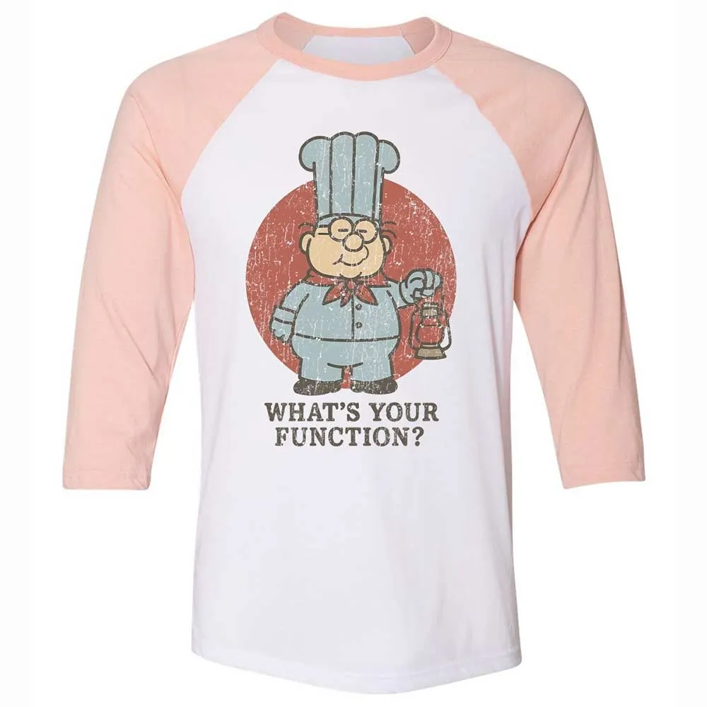 Unisex 3/4 Baseball Tee - ERGVP4WD - White/Heather Peach - 5