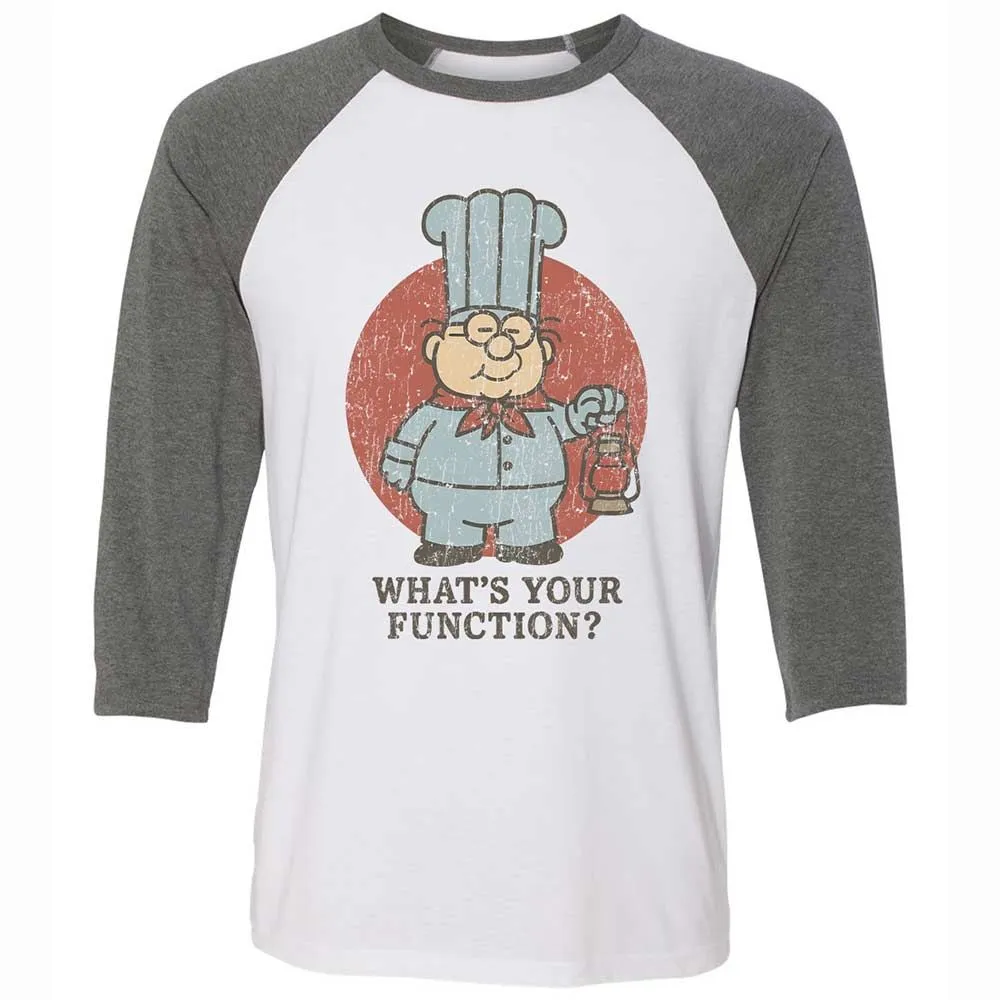 Unisex 3/4 Baseball Tee - ERGVP4WD - White/Deep Heather - 11