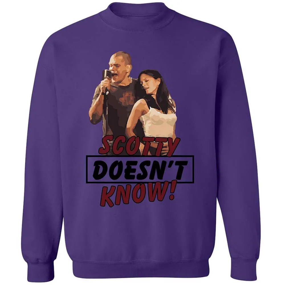 He Doesn't Know - Purple - 10