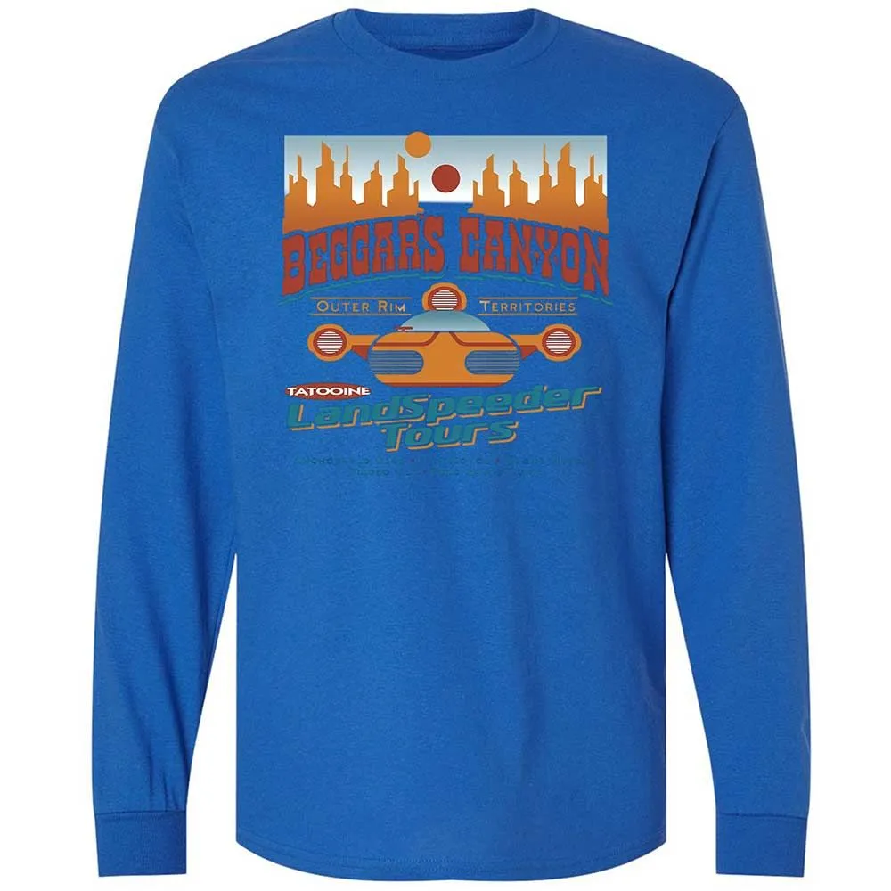 Long Sleeve T-Shirt - 696JJBX7 - Royal - 7