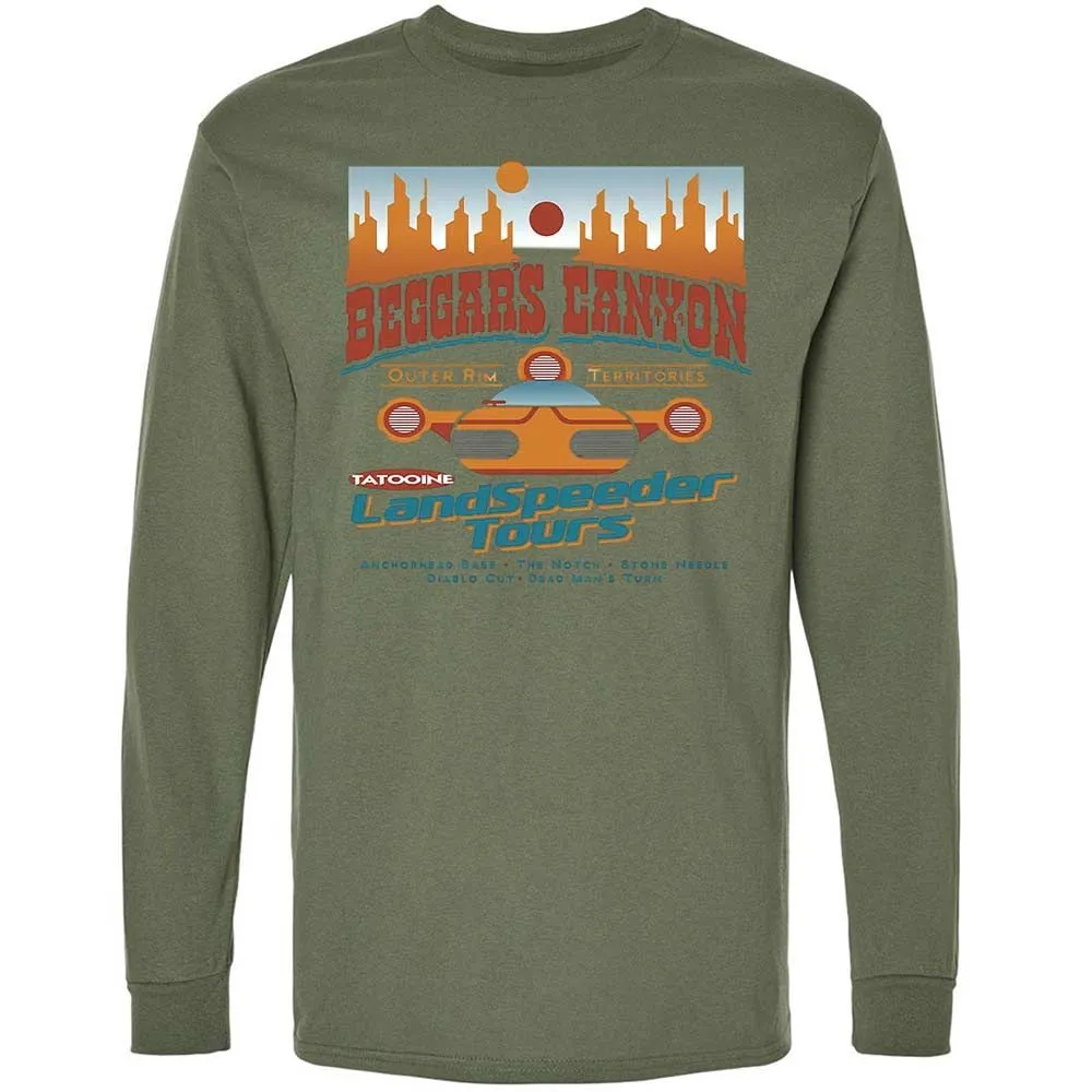 Long Sleeve T-Shirt - 696JJBX7 - Military Green - 19