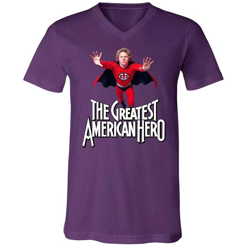 Unisex V-Neck T-Shirt - L5YUCNAU - Team Purple - 10