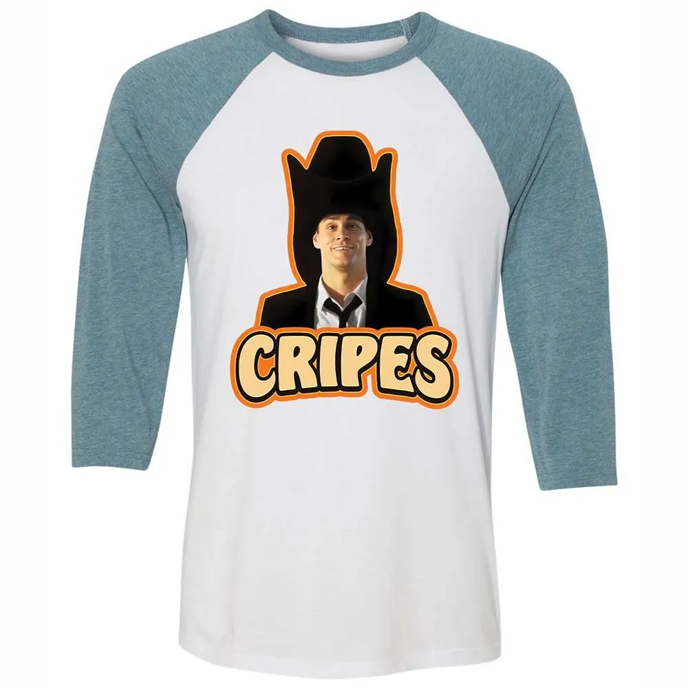 Unisex 3/4 Baseball Tee - DD8EUP13 - White/Denim - 3