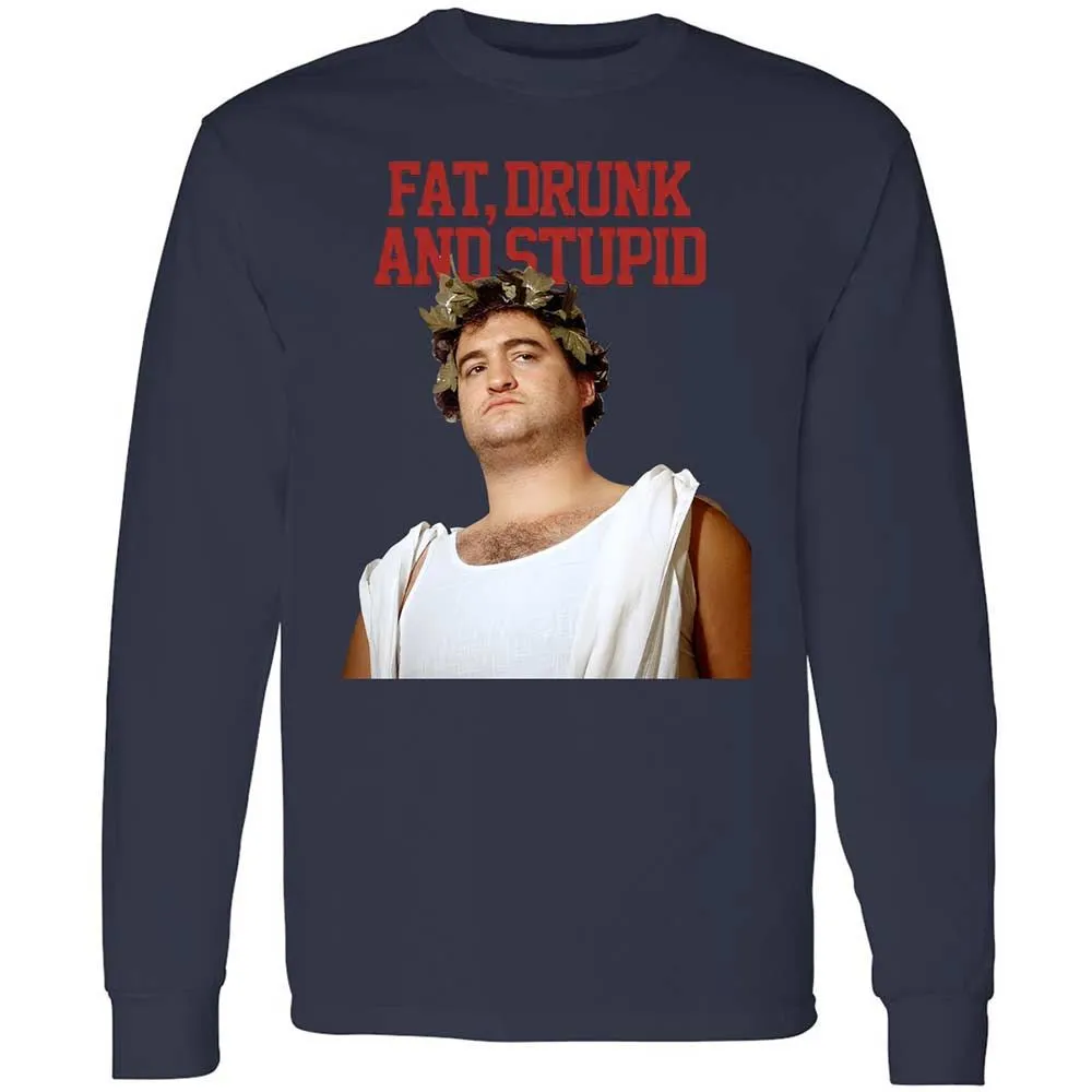 Fat, drunk, and stupid - Navy - 2