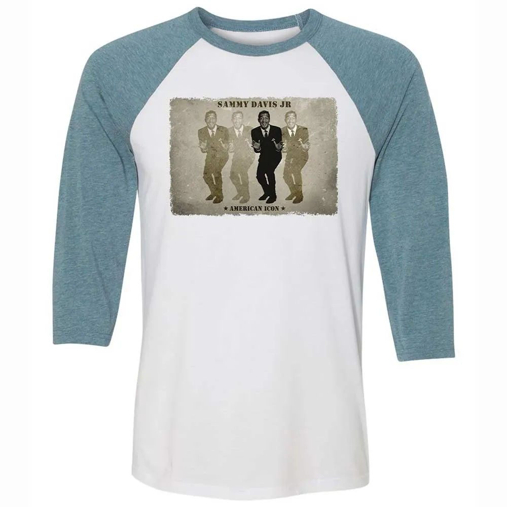 Unisex 3/4 Baseball Tee - EFF8CK4E - White/Denim - 3