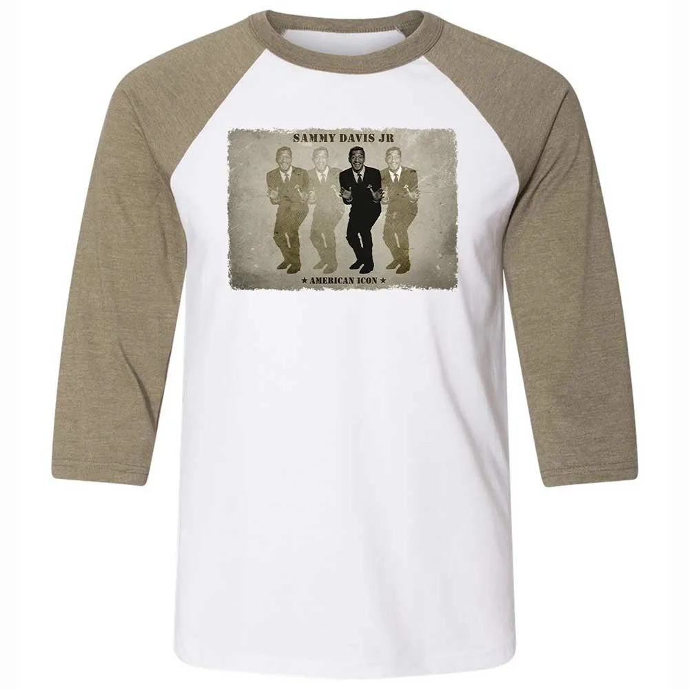Unisex 3/4 Baseball Tee - EFF8CK4E - White/Heather Olive - 4