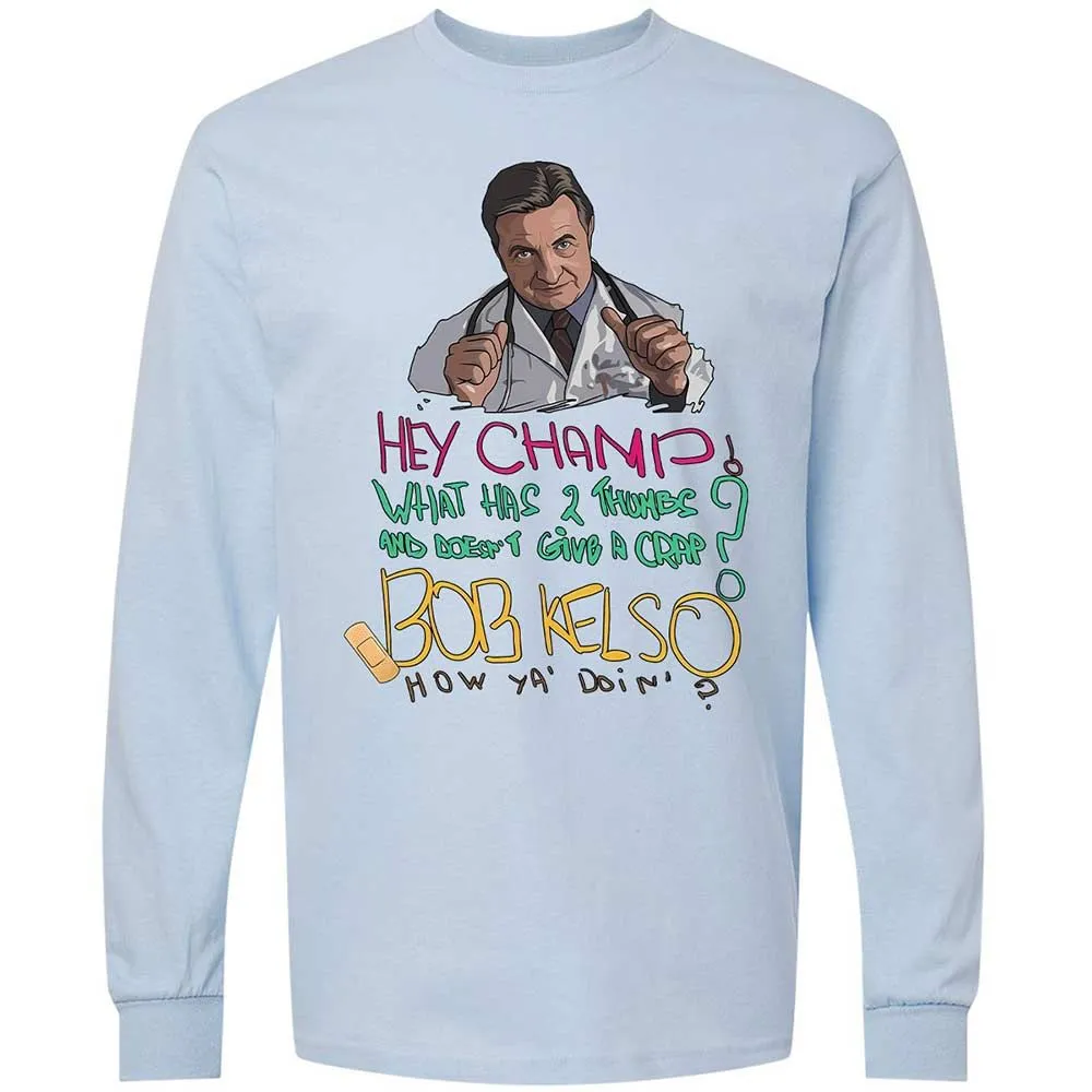 Long Sleeve T-Shirt - UV5NNMCL - Light Blue - 4