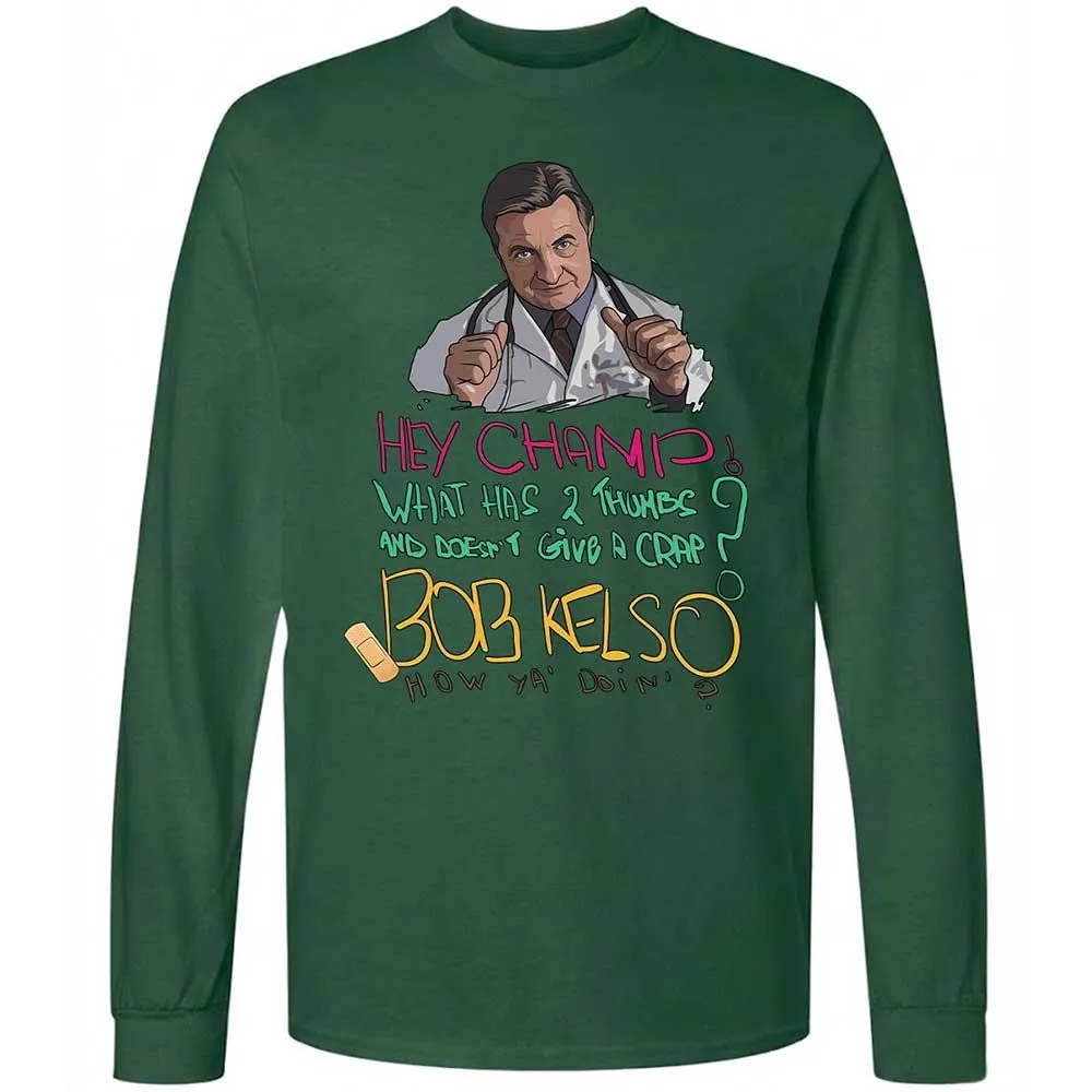 Long Sleeve T-Shirt - UV5NNMCL - Forest Green - 14