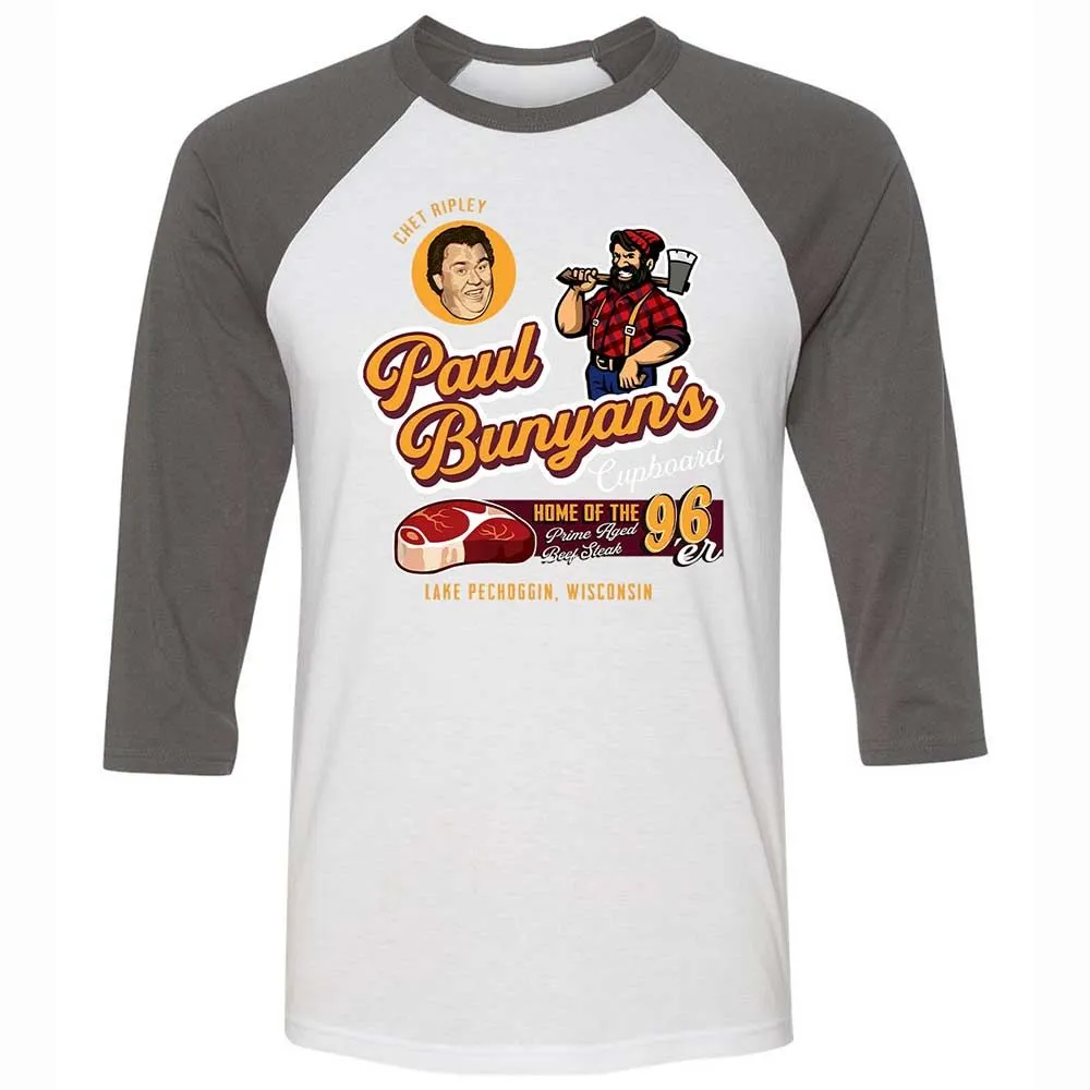 Unisex 3/4 Baseball Tee - AYGLA6T4 - White/Asphalt - 2