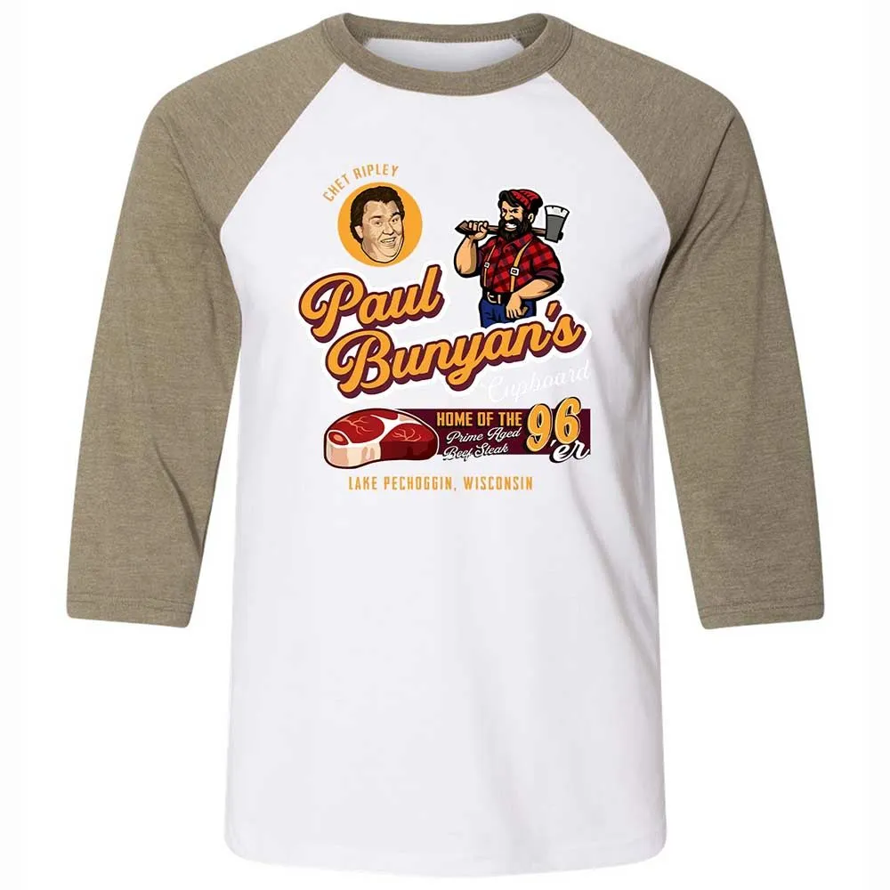 Unisex 3/4 Baseball Tee - AYGLA6T4 - White/Heather Olive - 4