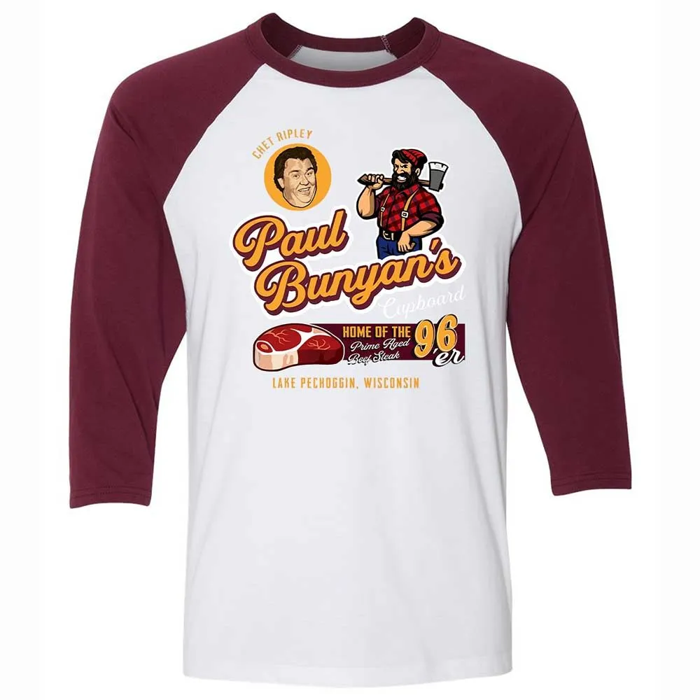 Unisex 3/4 Baseball Tee - AYGLA6T4 - White/Maroon - 7